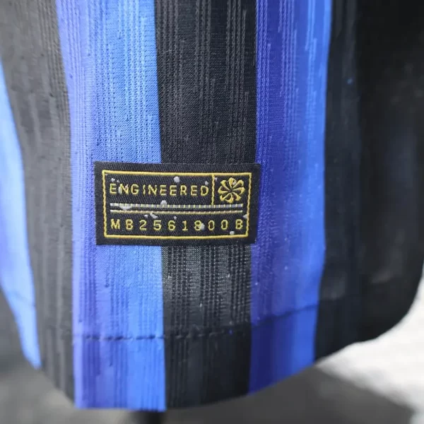 Inter Milan 2025-26 Home Long Sleeve Jersey Player Version - Image 7