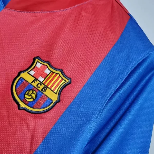 Barcelona 2006-07 Home Retro Jersey - Image 7