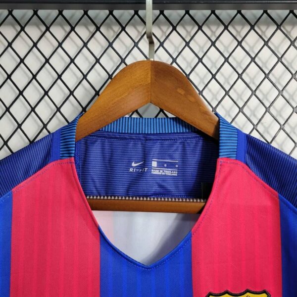 Barcelona 2016-17 Home Retro Jersey - Image 7