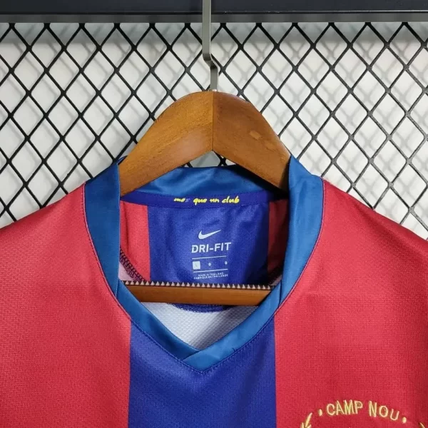 Barcelona 2007-08 Home Retro Jersey - Image 7