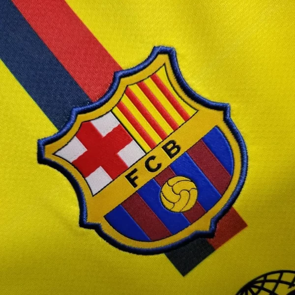 Barcelona 2008-09 Away Long Sleeve Retro Jersey - Image 7