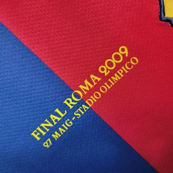 Barcelona 2008-09 Home Retro Jersey - Image 7