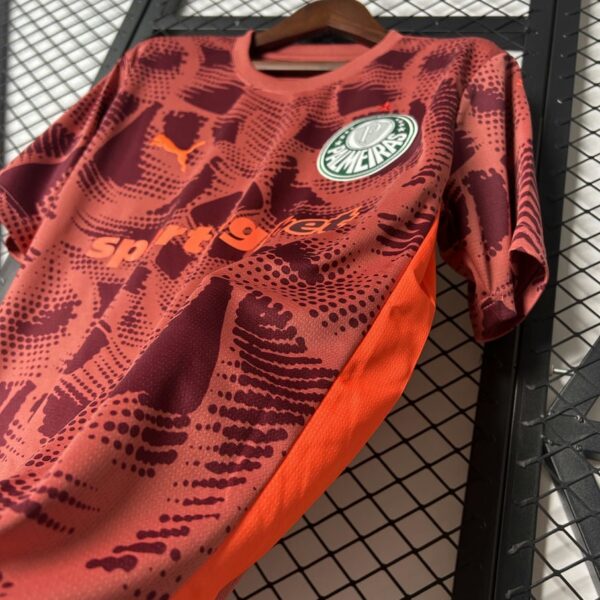 Palmeiras 2025-26 Goalkeeper Red Jersey Fan Version - Image 8