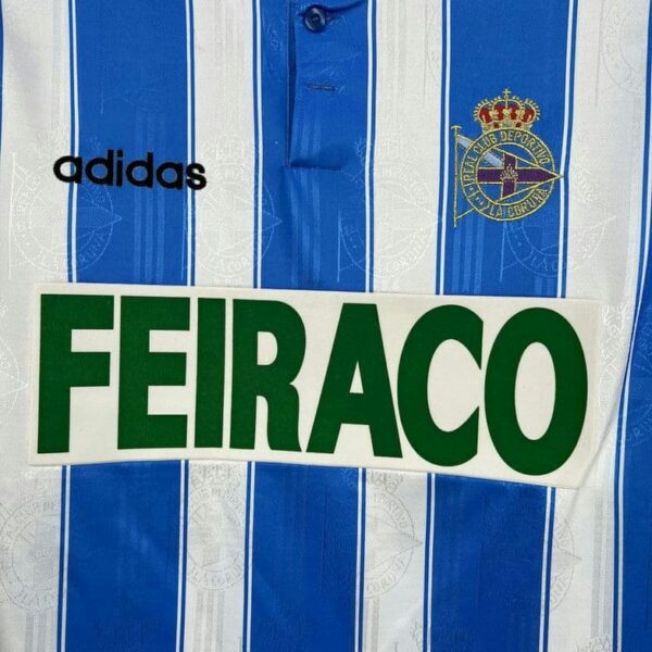 Deportivo de La Coruna 1997-98 Home Retro Jersey - Image 8