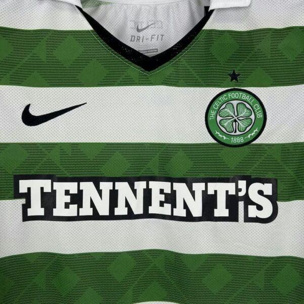 Celtic 2010-12 Home Retro Jersey - Image 8