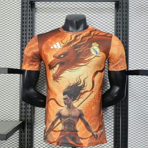 Real Madrid 2025-26 Dragon Flame Special Edition Jersey Player Version - Image 8
