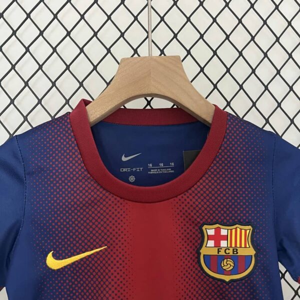 Barcelona 2012-13 Home Retro Kids Kit - Image 8