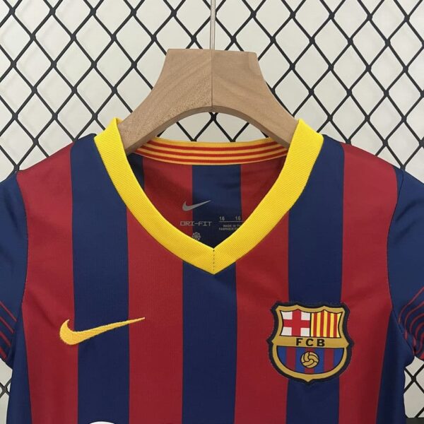 Barcelona 2013-14 Home Retro Kids Kit - Image 8