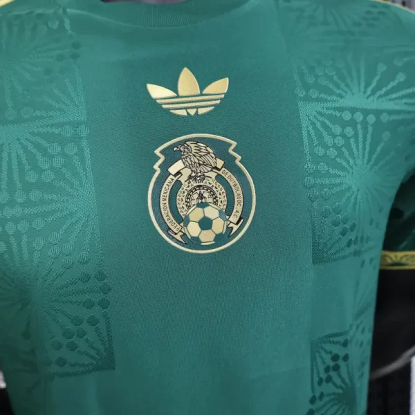 Mexico 2025-26 Gold Cup Edition Green Jersey Player Version - Image 8