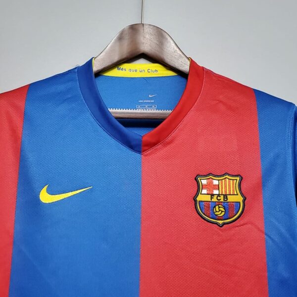 Barcelona 2006-07 Home  Long Sleeve Retro Jersey - Image 8
