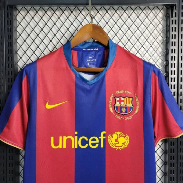 Barcelona 2007-08 Home Retro Jersey - Image 8