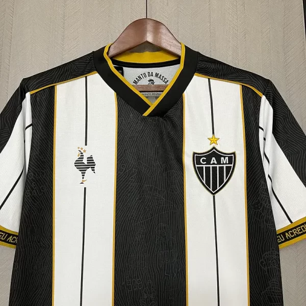 Atletico Mineiro 2025-26 Special Edition Black and White Jersey Fan Version - Image 8