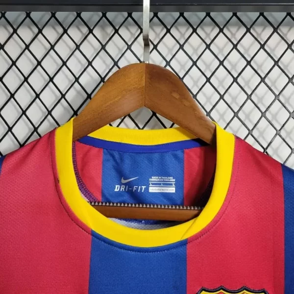 Barcelona 2010-11 Home Retro Jersey - Image 8