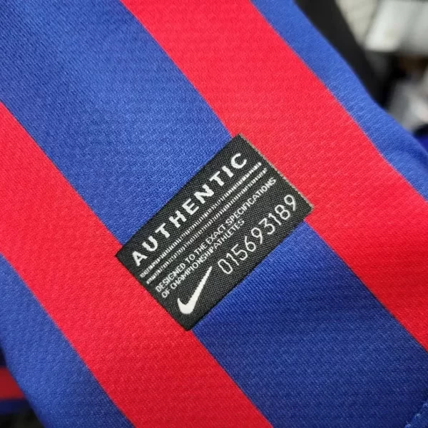 Barcelona 2011-12 Home Long Sleeve Retro Jersey - Image 8