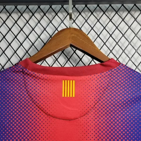 Barcelona 2012-13 Home Long Sleeve Retro Jersey - Image 8