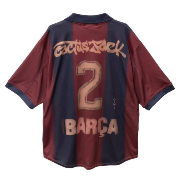 Barcelona 2025-26 Camp Nou × Travis Scott Special Edition Retro Jersey Fan Version - Image 2