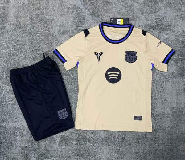 Barcelona 2025-26 Away Kids Kit
