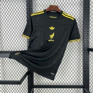 Mexico 2025-26 Gold Black Special Edition Jersey Fan Version