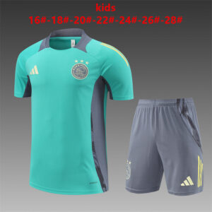Ajax 2024-25 Green Short Sleeve Kids Training Kit