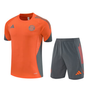 Bayern Munich 2025-26 Orange Short Sleeve Training Kit