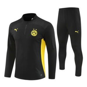 Dortmund 2024-25 Black Half Zip Long Sleeve Training Kit