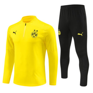 Dortmund 2024-25 Yellow Half Zip Long Sleeve Training Kit