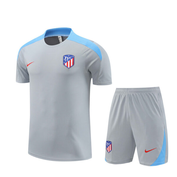 Atletico Madrid 2024-25 Grey Short Sleeve Training Kit