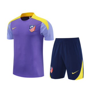 Atletico Madrid 2025-26 Purple Short Sleeve Training Kit