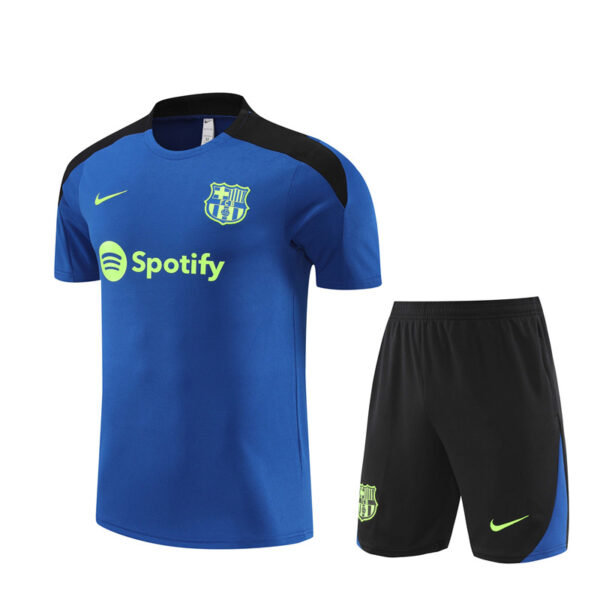 Barcelona 2024-25 Rainbow Blue Short Sleeve Training Kit