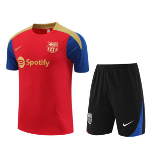 Barcelona 2024-25 Red Short Sleeve Training Kit