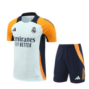 Real Madrid 2024-25 Light Blue Short Sleeve Training Kit