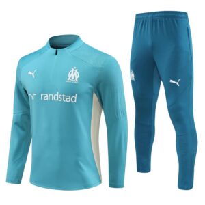 Marseille 2024-25 Lake Green Half Zip Long Sleeve Training Kit