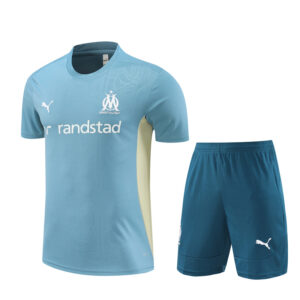 Marseille 2024-25 Lake Green Short Sleeve Training Kit