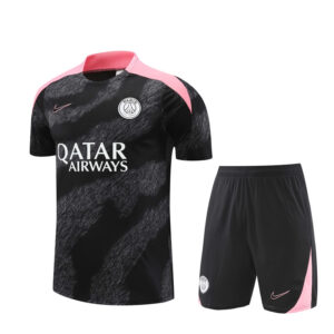 PSG 2024-25 Black (Camo Edition) Short Sleeve Training Kit