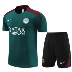 PSG 2024-25 Green Short Sleeve Training Kit