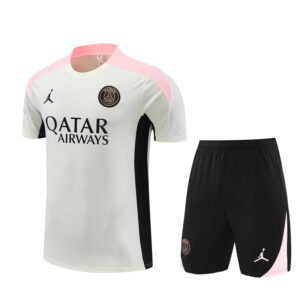 PSG Jordan 2024-25 White Short Sleeve Training Kit