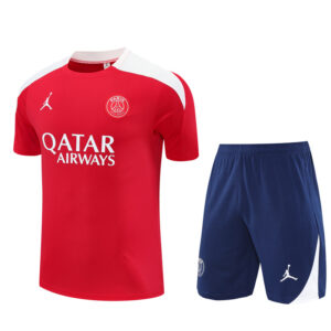 PSG Jordan 2025-26 Red Short Sleeve Training Kit