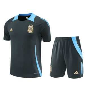 Argentina 2024-25 Dark Grey Short Sleeve Training Kit