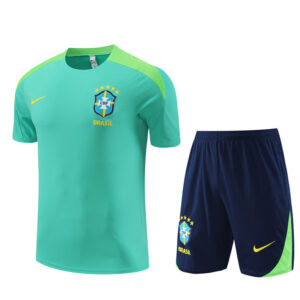 Brazil 2024-25 Green Short Sleeve Training Kit