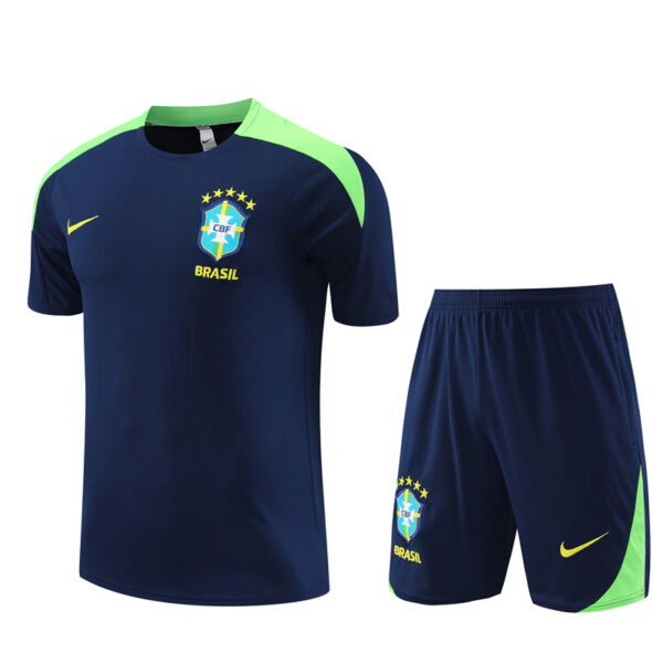 Brazil 2024-25 Royal Blue Short Sleeve Training Kit