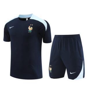 France 2024-25 Royal Blue Short Sleeve Training Kit
