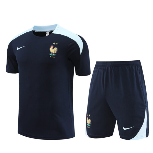France 2024-25 Royal Blue Short Sleeve Training Kit