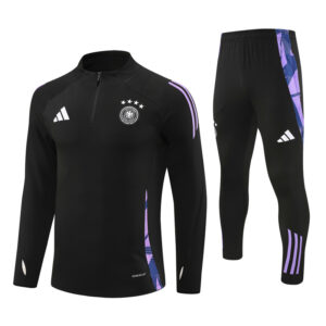 Germany 2024-25 Black Half Zip Long Sleeve Training Kit