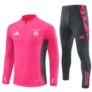 Germany 2024-25 Pink Half Zip Long Sleeve Training Kit