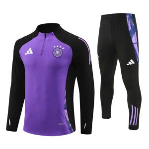Germany 2024-25 Purple Half Zip Long Sleeve Training Kit