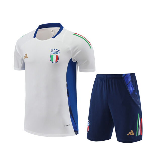 Italy 2024-25 White Short Sleeve Training Kit