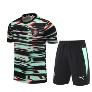 Portugal 2025-26 Green Black (Camo Edition) Short Sleeve Training Kit