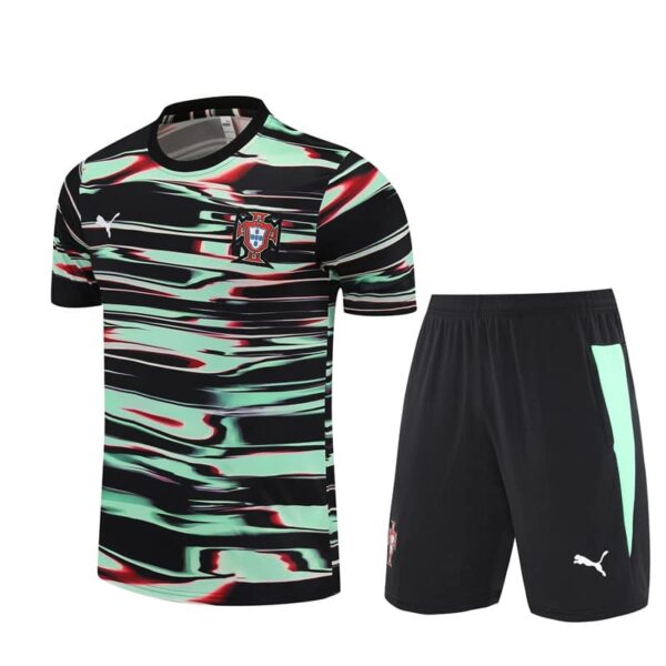 Portugal 2025-26 Green Black (Camo Edition) Short Sleeve Training Kit