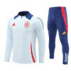 Spain 2024-25 Light Blue Half Zip Long Sleeve Training Kit