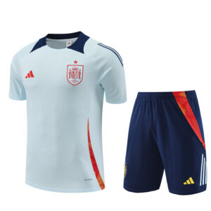 Spain 2024-25 Light Blue Short Sleeve Training Kit